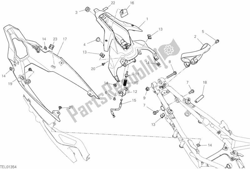 Wszystkie części do Szafka Ducati Streetfighter V4 S 1103 2020